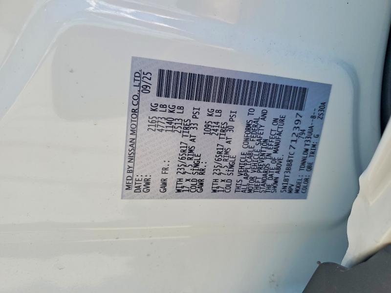 Aukcja sprzedaży 2026 Nissan Rogue, vin: 5N1BT3BB8TC712397, numer aukcji: 56246536
