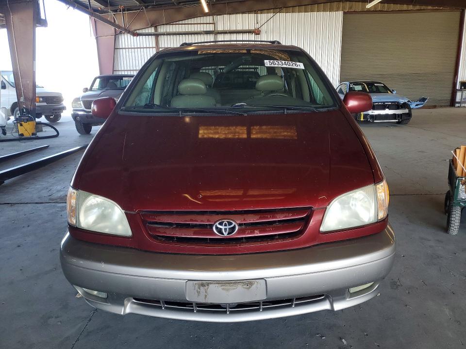 2002 Toyota Sienna მანქანა იყიდება აუქციონზე, vin: 4T3ZF13C52U455040, აუქციონის ნომერი: 56334026