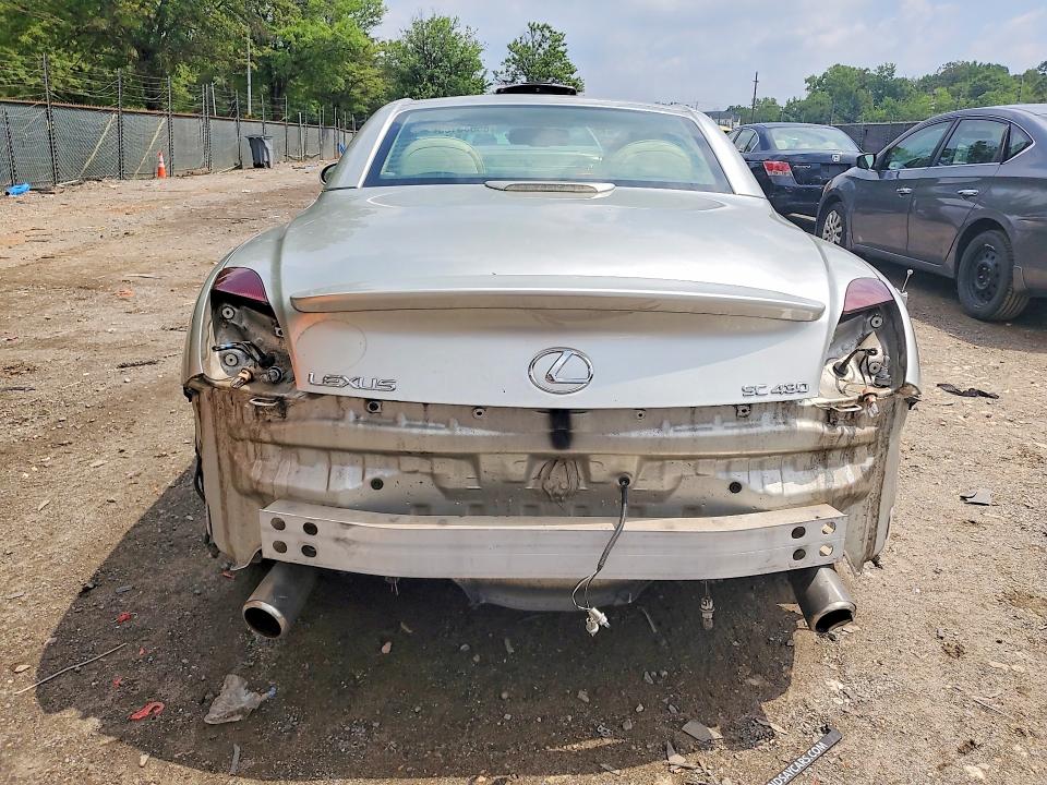 85633185 :رقم المزاد ، JTHFN48Y820004778 vin ، 2002 Lexus Sc مزاد بيع
