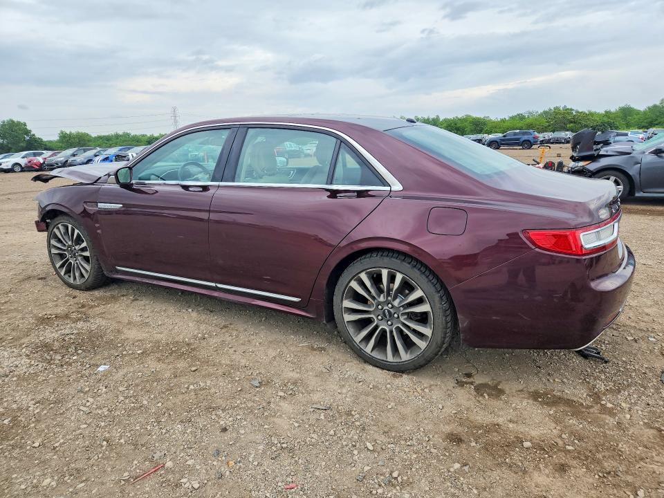 56533516 :رقم المزاد ، 1LN6L9SK3H5605547 vin ، 2017 Lincoln Continental مزاد بيع