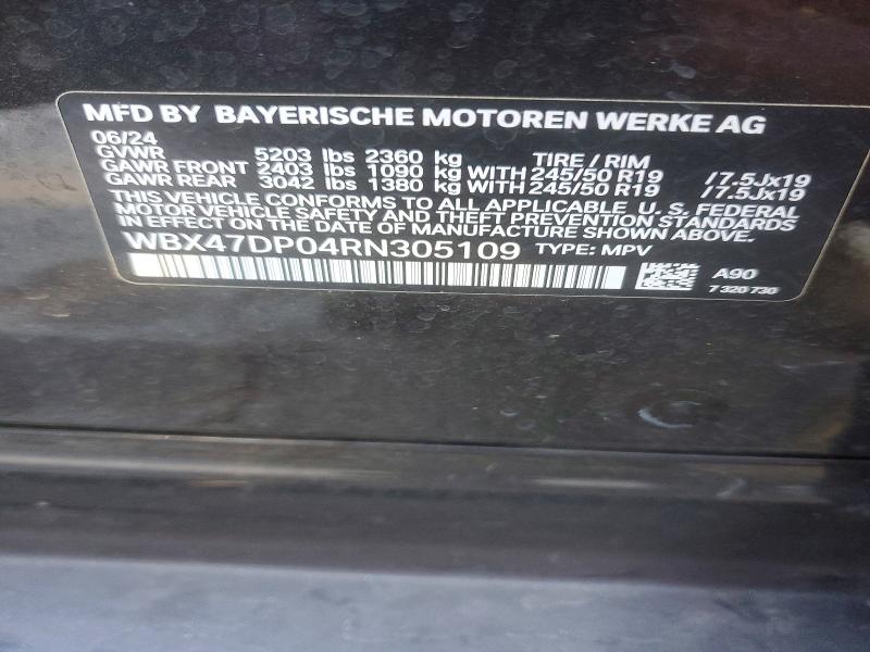 Aukcja sprzedaży 2024 Bmw X3, vin: WBX47DP04RN305109, numer aukcji: 59093906