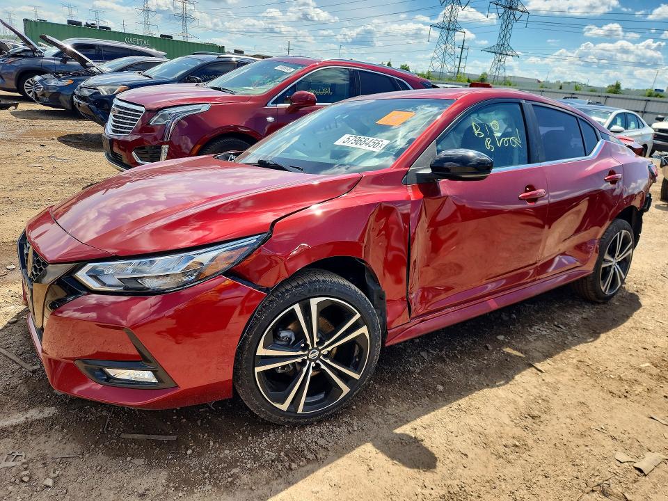 Продажа на аукционе авто 2020 Nissan Sentra, vin: 3N1AB8DVXLY298900, номер лота: 57968456