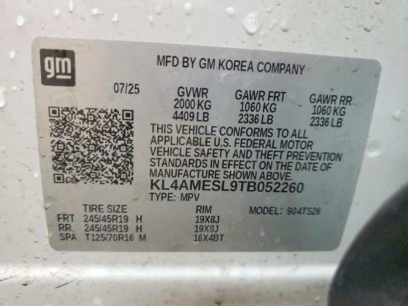 Продаж на аукціоні авто 2026 Buick Encore Gx, vin: KL4AMESL9TB052260, номер лоту: 57487376