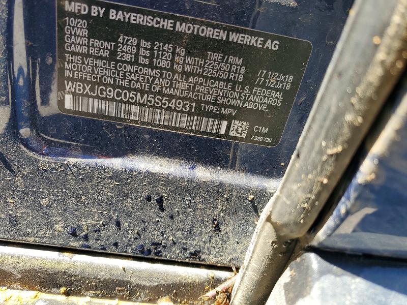 Продаж на аукціоні авто 2021 Bmw X1, vin: WBXJG9C05M5S54931, номер лоту: 55588546