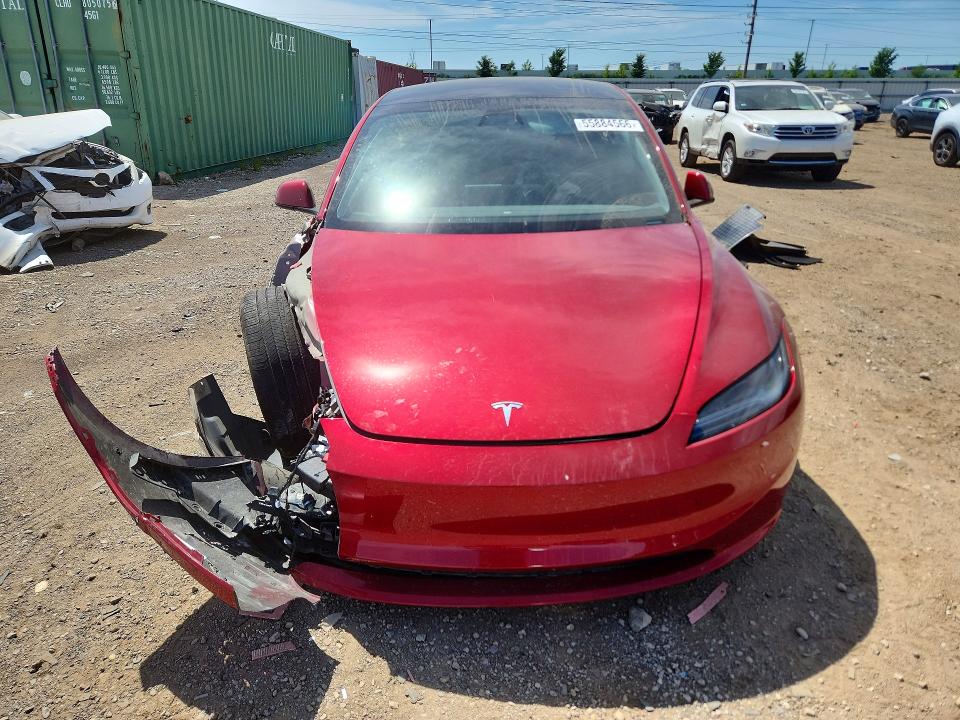 2025 Tesla Model 3 მანქანა იყიდება აუქციონზე, vin: 5YJ3E1EB3SF938187, აუქციონის ნომერი: 55884566