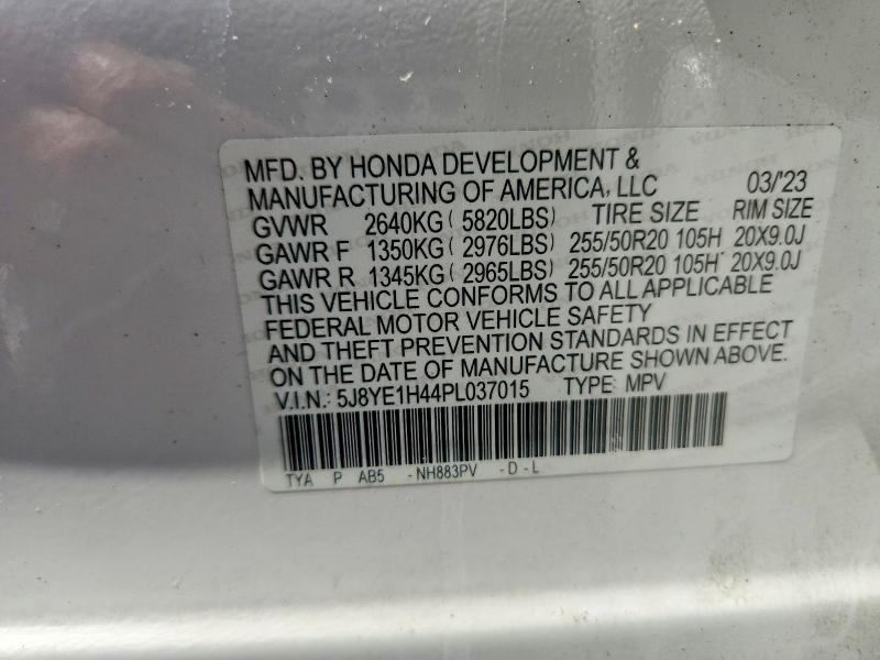 Aukcja sprzedaży 2023 Acura Mdx, vin: 5J8YE1H44PL037015, numer aukcji: 59254096