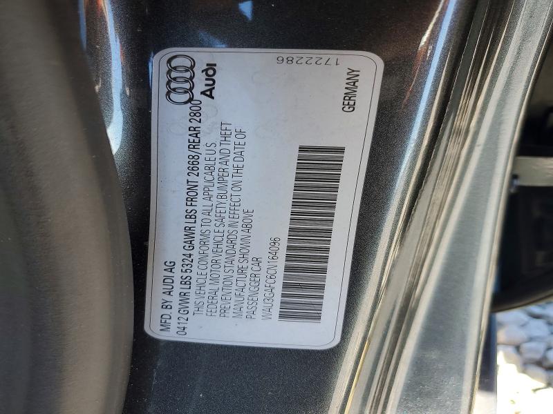 Продажа на аукционе авто 2012 Audi A7, vin: WAU3GAFC6CN164096, номер лота: 57821636