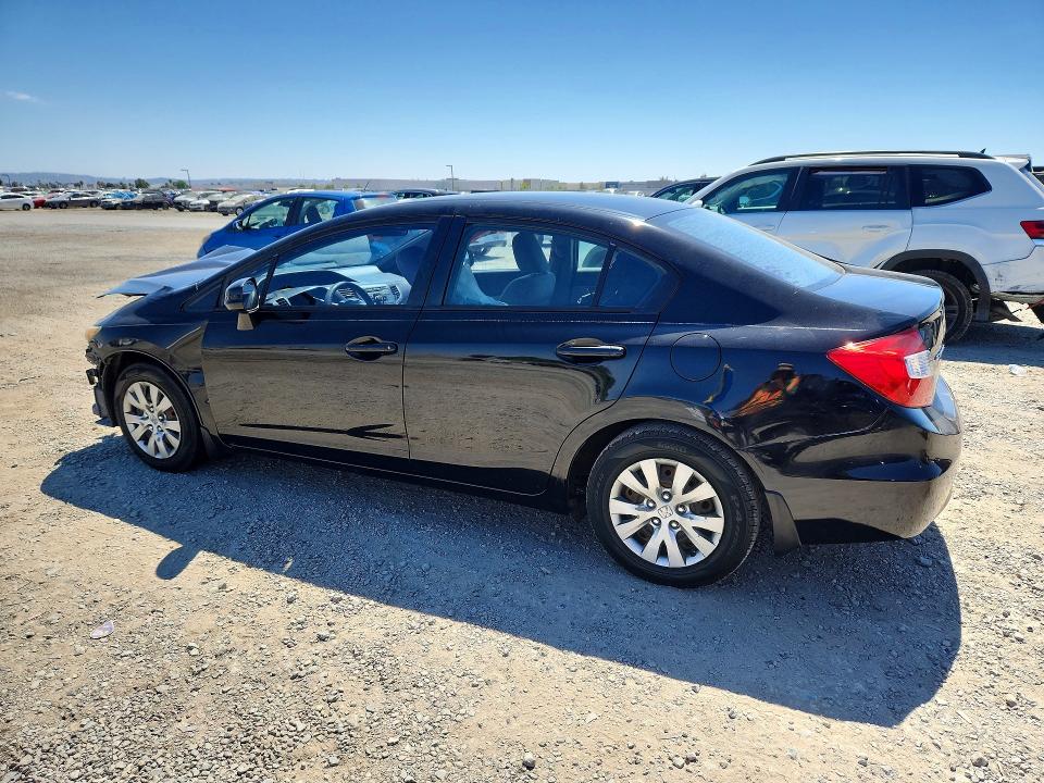 2012 Honda Civic მანქანა იყიდება აუქციონზე, vin: 19XFB2F57CE330233, აუქციონის ნომერი: 59183816