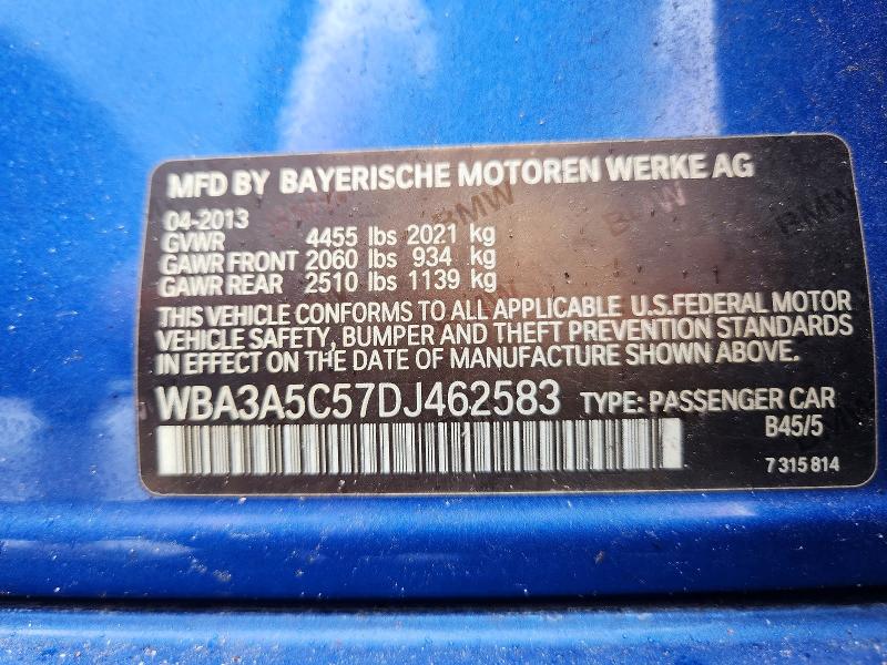 Продаж на аукціоні авто 2013 Bmw 328, vin: WBA3A5C57DJ462583, номер лоту: 56338916