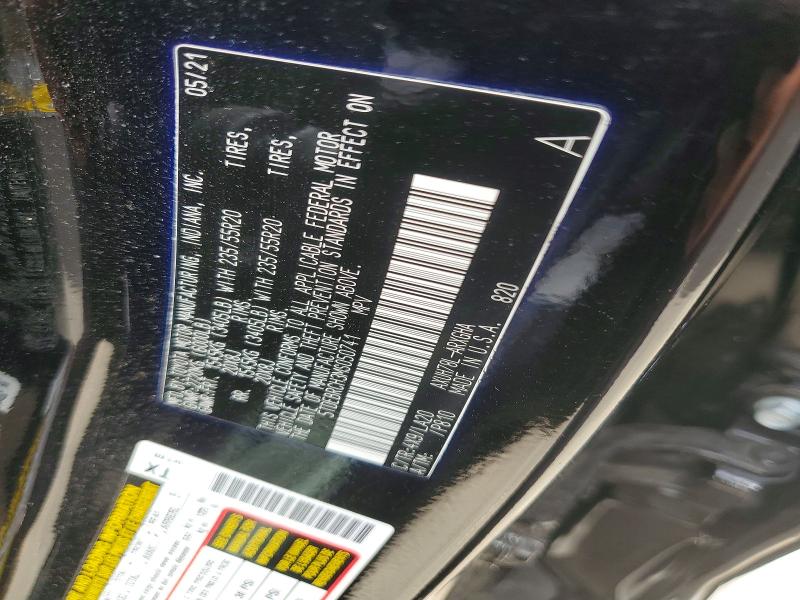 Продажа на аукционе авто 2021 Toyota Highlander, vin: 5TDEBRCH3MS050741, номер лота: 57503306