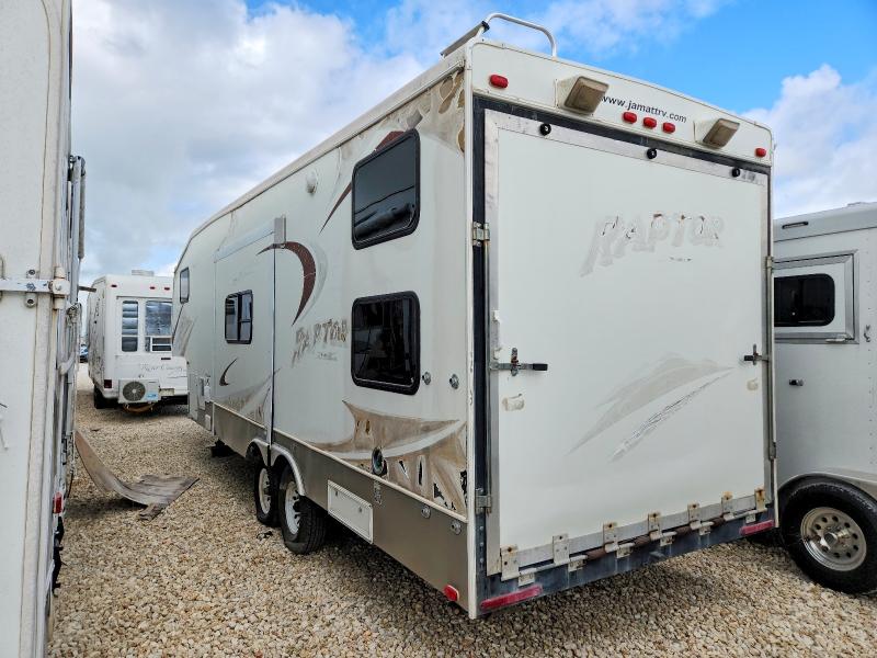 2008 Keystone Raptor Rp3 მანქანა იყიდება აუქციონზე, vin: 4YDF299288R800966, აუქციონის ნომერი: 55167506