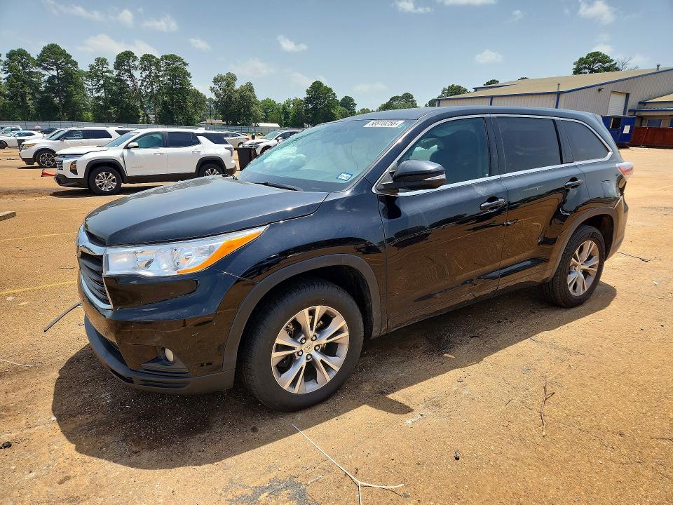 Продажа на аукционе авто 2014 Toyota Highlander, vin: 5TDZKRFH2ES027109, номер лота: 58910256
