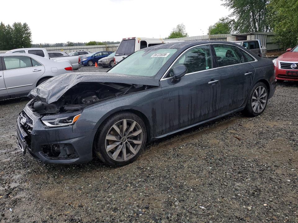 2021 Audi A4 მანქანა იყიდება აუქციონზე, vin: WAUABAF48MN014815, აუქციონის ნომერი: 56723036