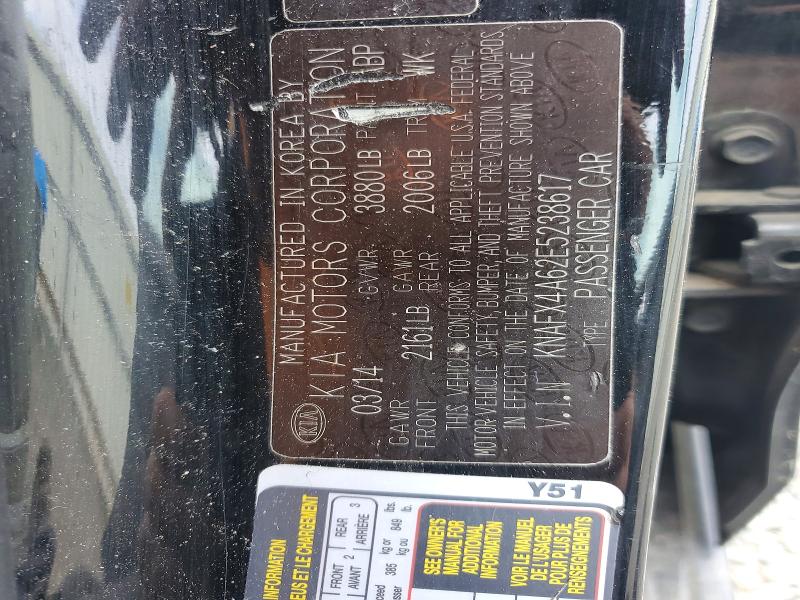 Продаж на аукціоні авто 2014 Kia Forte, vin: KNAFX4A62E5238617, номер лоту: 54498196