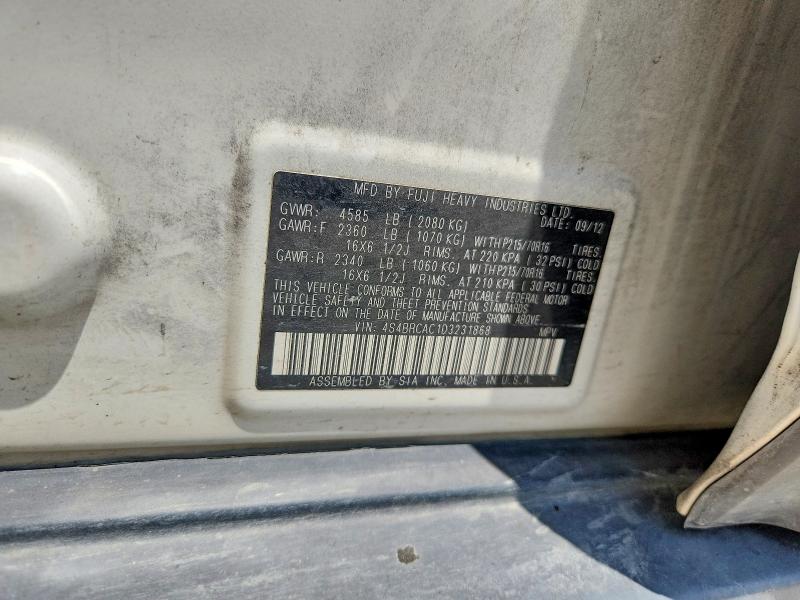 Продаж на аукціоні авто 2013 Subaru Outback, vin: 4S4BRCAC1D3231868, номер лоту: 55817176