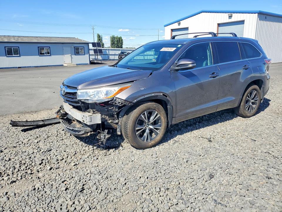2016 Toyota Highlander მანქანა იყიდება აუქციონზე, vin: 5TDJKRFH5GS270168, აუქციონის ნომერი: 57216266