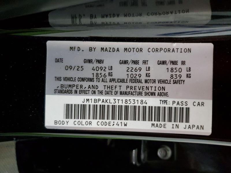 Продаж на аукціоні авто 2026 Mazda 3, vin: JM1BPAKL3T1853184, номер лоту: 56359196