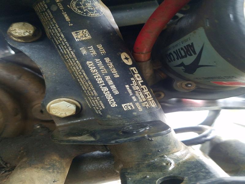 Aukcja sprzedaży 2018 Polaris Sportsman, vin: 4XASYE851JB309326, numer aukcji: 56478946