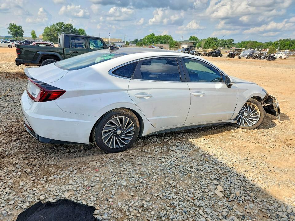 2022 Hyundai Sonata Hybrid მანქანა იყიდება აუქციონზე, vin: KMHL54JJ7NA053014, აუქციონის ნომერი: 56690486