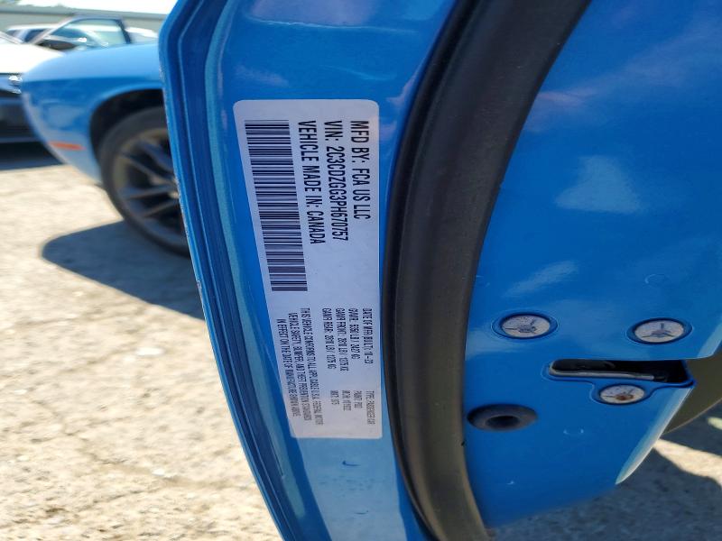 54877816 :رقم المزاد ، 2C3CDZGG3PH670757 vin ، 2023 Dodge Challenger مزاد بيع