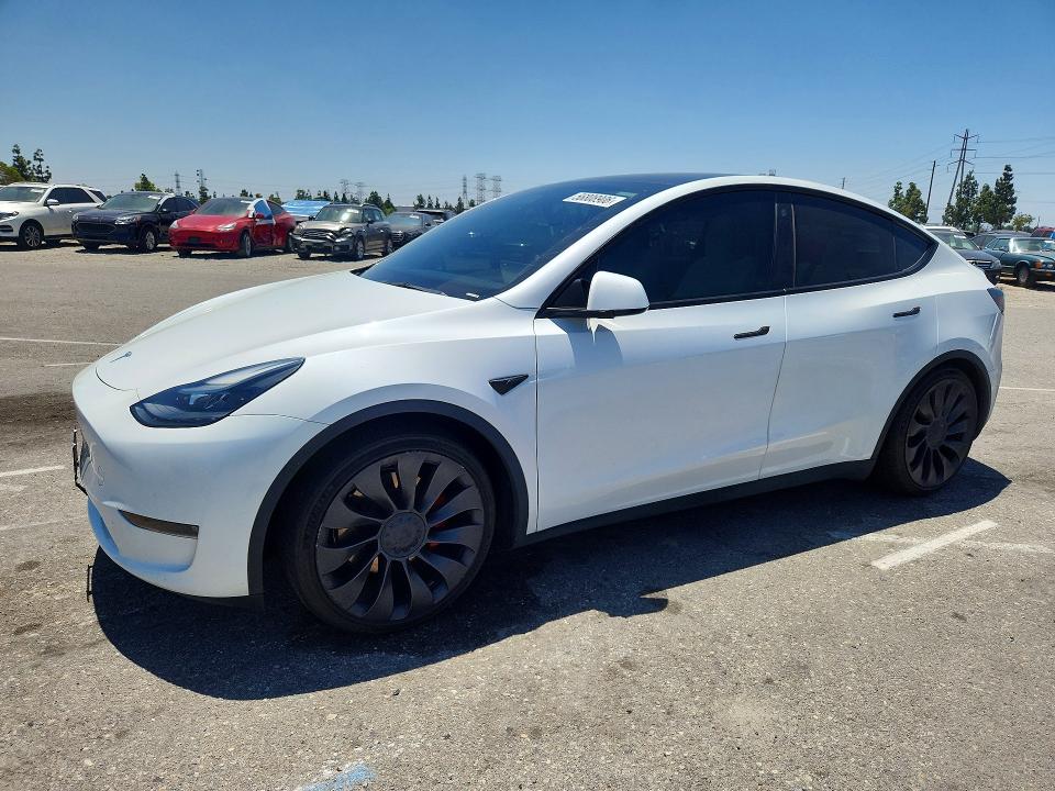 2023 Tesla Model Y მანქანა იყიდება აუქციონზე, vin: 7SAYGDEFXPF631677, აუქციონის ნომერი: 56808906