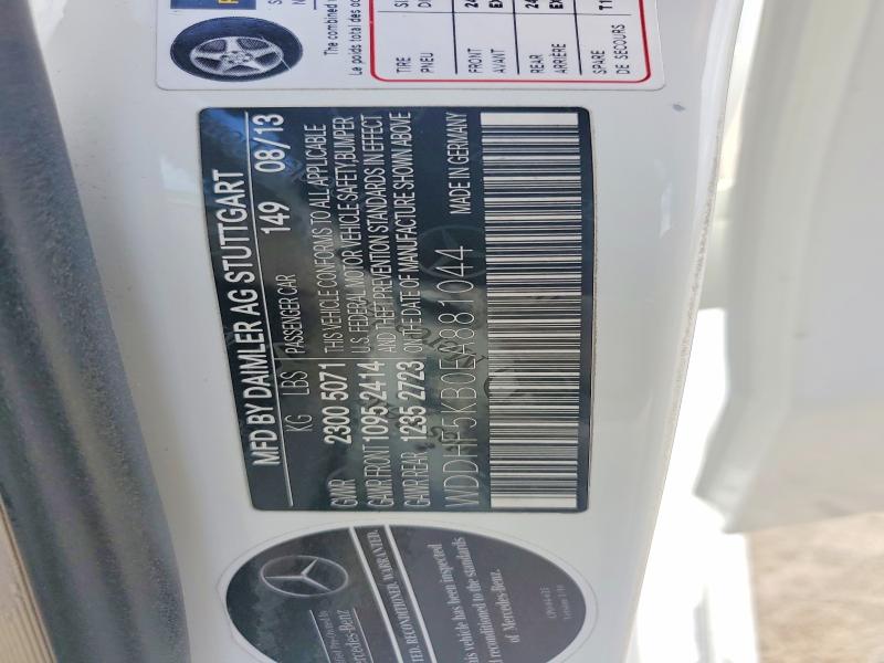 Продаж на аукціоні авто 2014 Mercedes-benz E, vin: WDDHF5KB0EA881044, номер лоту: 55553026