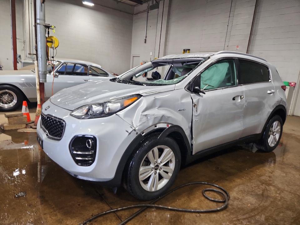 2019 Kia Sportage მანქანა იყიდება აუქციონზე, vin: KNDPMCAC4K7558537, აუქციონის ნომერი: 57018496
