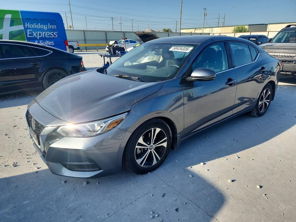 58434326 :رقم المزاد ، 3N1AB8CV9LY263427 vin ، 2020 Nissan Sentra مزاد بيع
