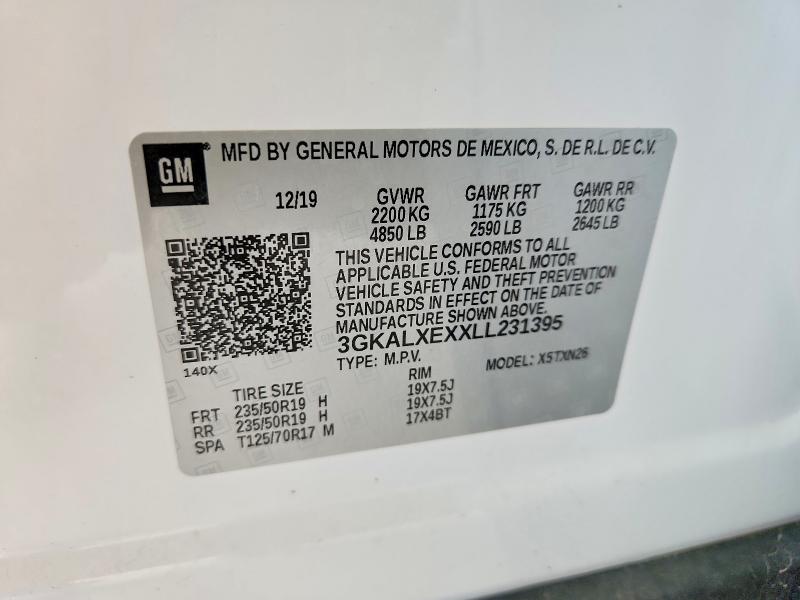 Продажа на аукционе авто 2020 Gmc Terrain, vin: 3GKALXEXXLL231395, номер лота: 58129926