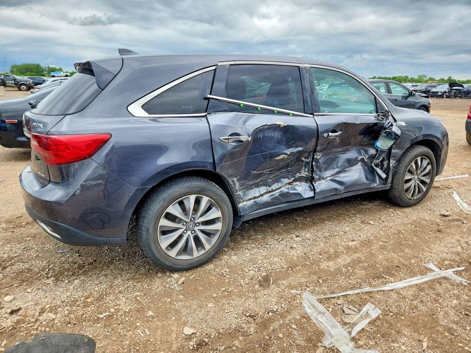 57173816 :رقم المزاد ، 5FRYD4H44EB036660 vin ، 2014 Acura Mdx مزاد بيع