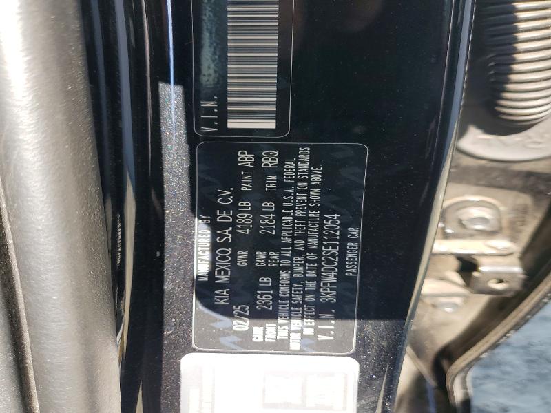 56785856 :رقم المزاد ، 3KPFW4DC2SE112054 vin ، 2025 Kia K4 مزاد بيع