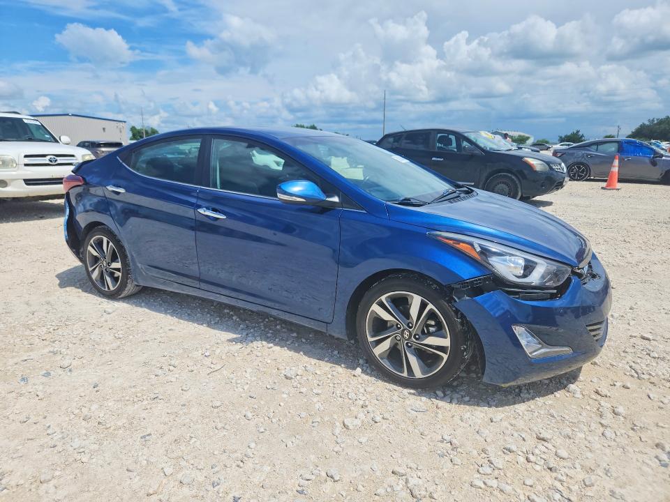 2016 Hyundai Elantra მანქანა იყიდება აუქციონზე, vin: KMHDH4AE6GU551849, აუქციონის ნომერი: 56056436