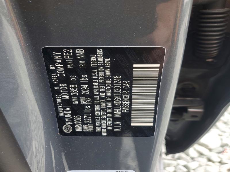 56781586 :رقم المزاد ، KMHLL4DG4TU201248 vin ، 2026 Hyundai Elantra مزاد بيع