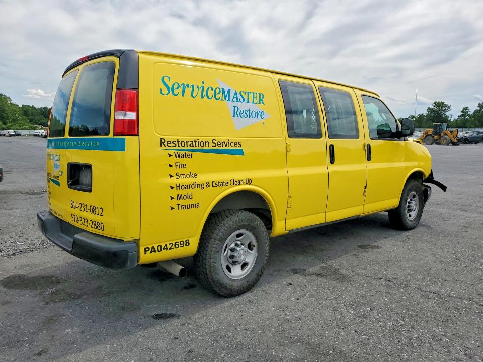 2019 Chevrolet Express G2500 მანქანა იყიდება აუქციონზე, vin: 1GCWGAFP4K1158595, აუქციონის ნომერი: 61620246