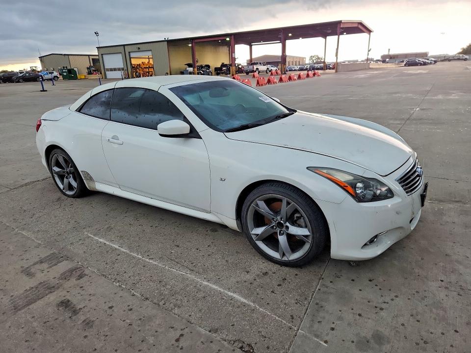 58049406 :رقم المزاد ، JN1CV6FE7EM900465 vin ، 2014 Infiniti Q60 Convertible مزاد بيع