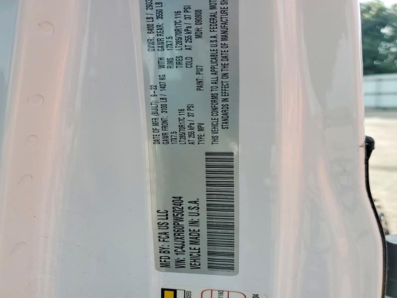 59345856 :رقم المزاد ، 1C4JJXR60PW502404 vin ، 2023 Jeep Wrangler مزاد بيع