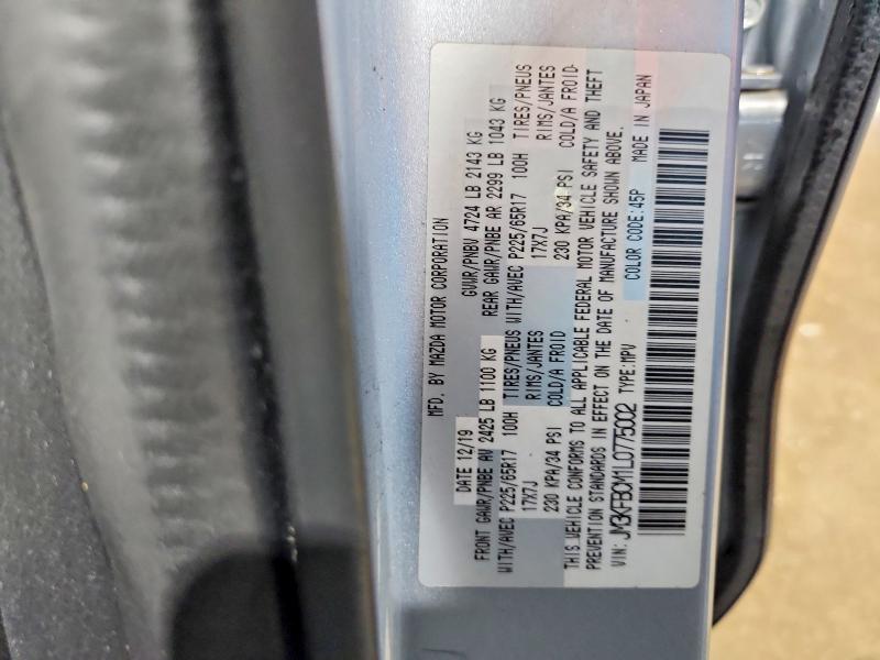 Aukcja sprzedaży 2020 Mazda Cx-5, vin: JM3KFBCM1L0775002, numer aukcji: 56364656