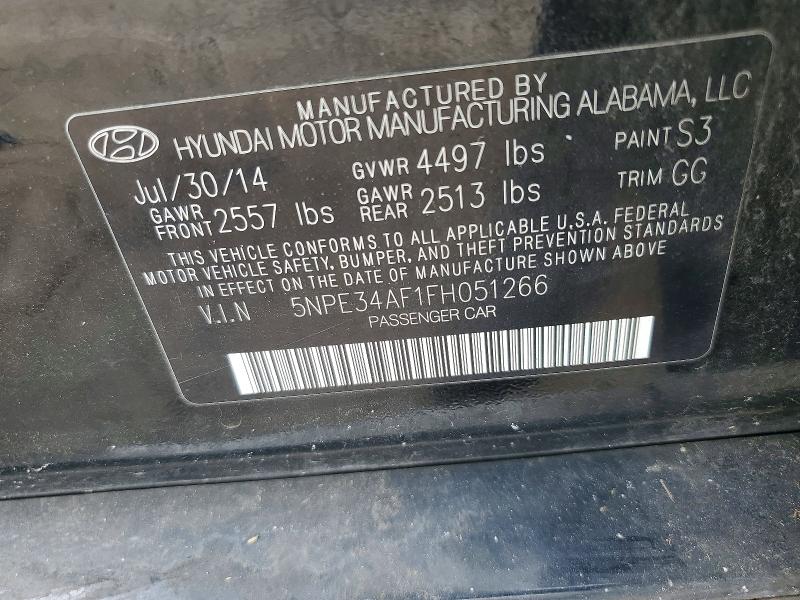Продажа на аукционе авто 2015 Hyundai Sonata, vin: 5NPE34AF1FH051266, номер лота: 55134156