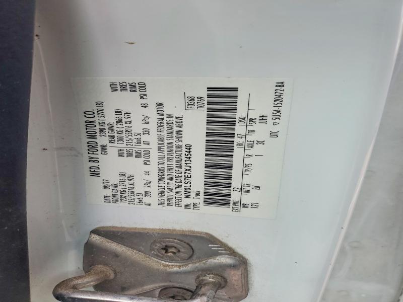 Продаж на аукціоні авто 2018 Ford Transit Connect, vin: NM0LS7E7XJ1345440, номер лоту: 55567966