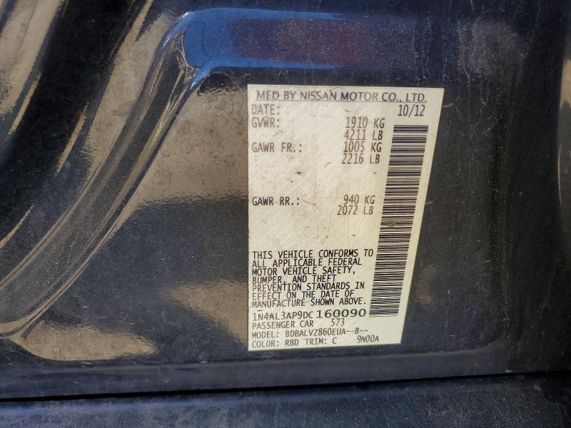 Aukcja sprzedaży 2013 Nissan Altima, vin: 1N4AL3AP9DC160090, numer aukcji: 55702396