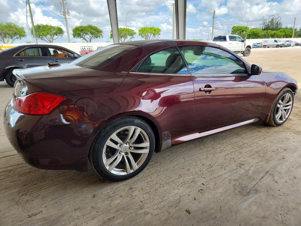2010 Infiniti G37 Convertible მანქანა იყიდება აუქციონზე, vin: JN1CV6FE5AM352511, აუქციონის ნომერი: 57040486