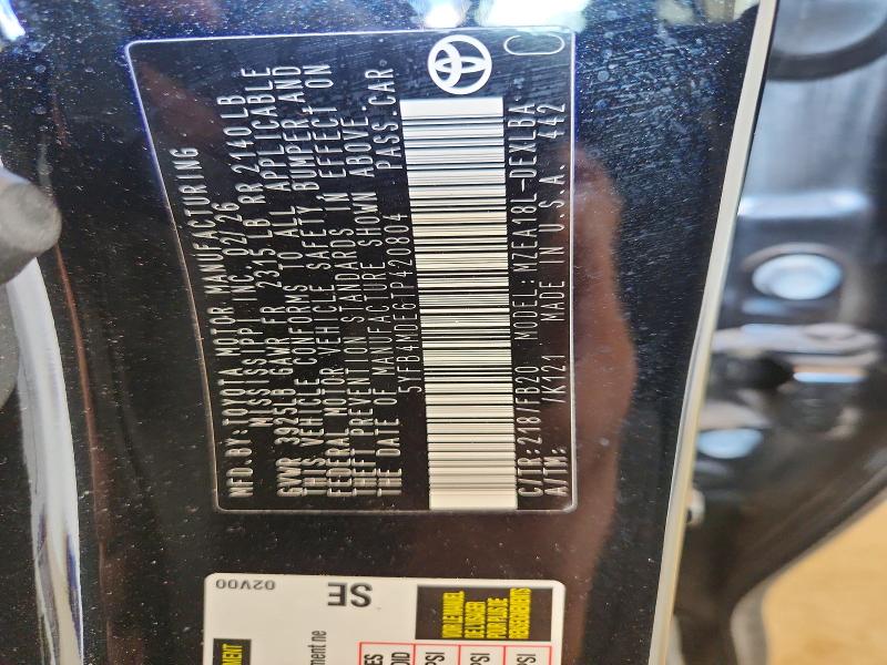 Aukcja sprzedaży 2026 Toyota Corolla, vin: 5YFB4MDE6TP420804, numer aukcji: 56690286