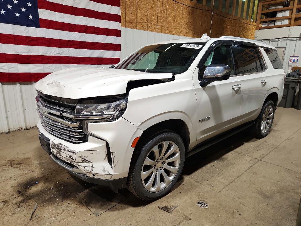 2021 Chevrolet Tahoe მანქანა იყიდება აუქციონზე, vin: 1GNSKSKD6MR428484, აუქციონის ნომერი: 55643076