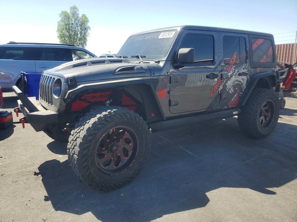 2018 Jeep Wrangler Unlimited მანქანა იყიდება აუქციონზე, vin: 1C4HJXDG8JW109692, აუქციონის ნომერი: 55812926