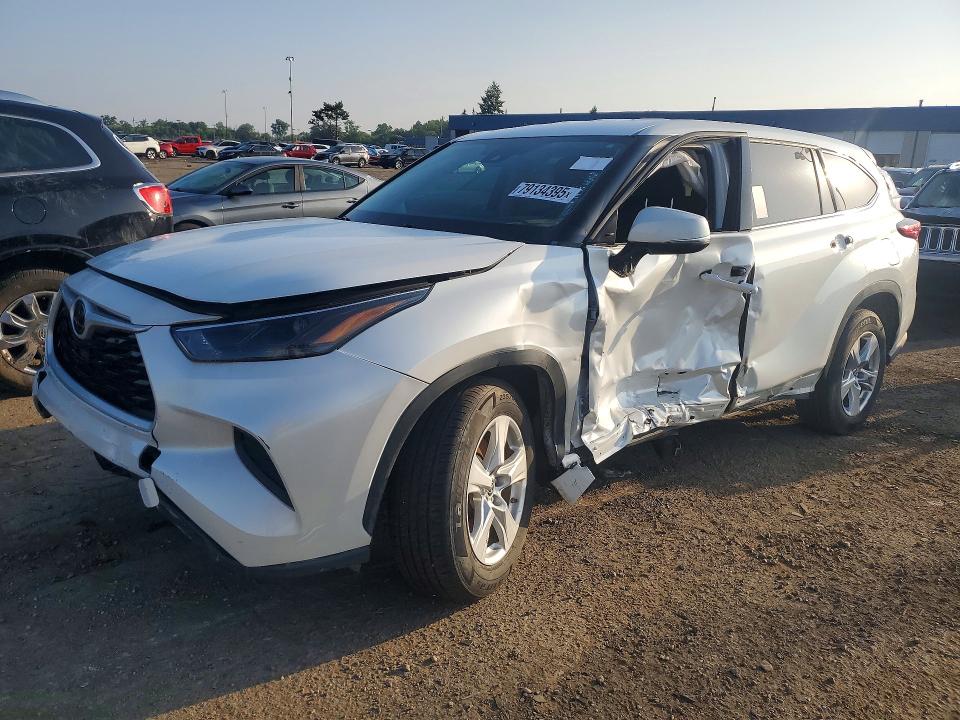 Продаж на аукціоні авто 2022 Toyota Highlander, vin: 5TDCZRAH6NS123611, номер лоту: 79134395