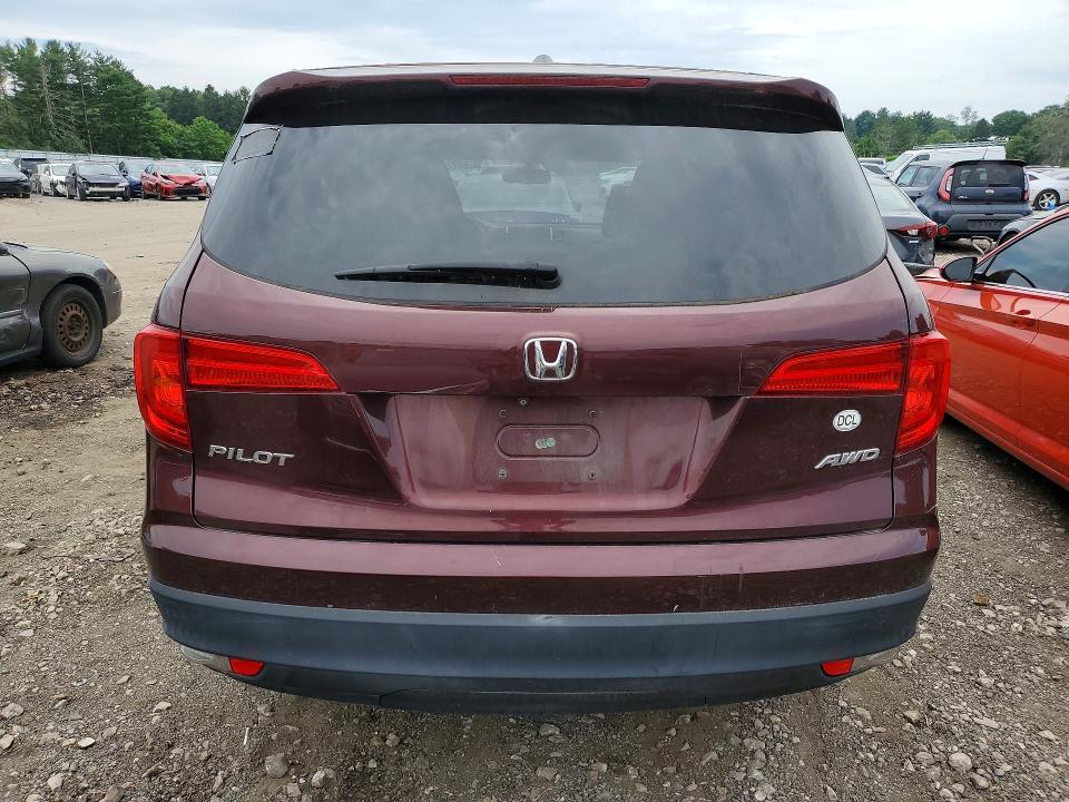 58228616 :رقم المزاد ، 5FNYF6H70GB101735 vin ، 2016 Honda Pilot مزاد بيع