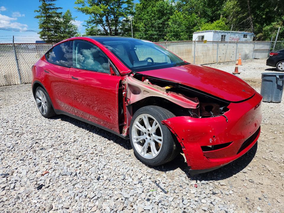 Aukcja sprzedaży 2021 Tesla Model Y, vin: 5YJYGAEEXMF144882, numer aukcji: 57697576