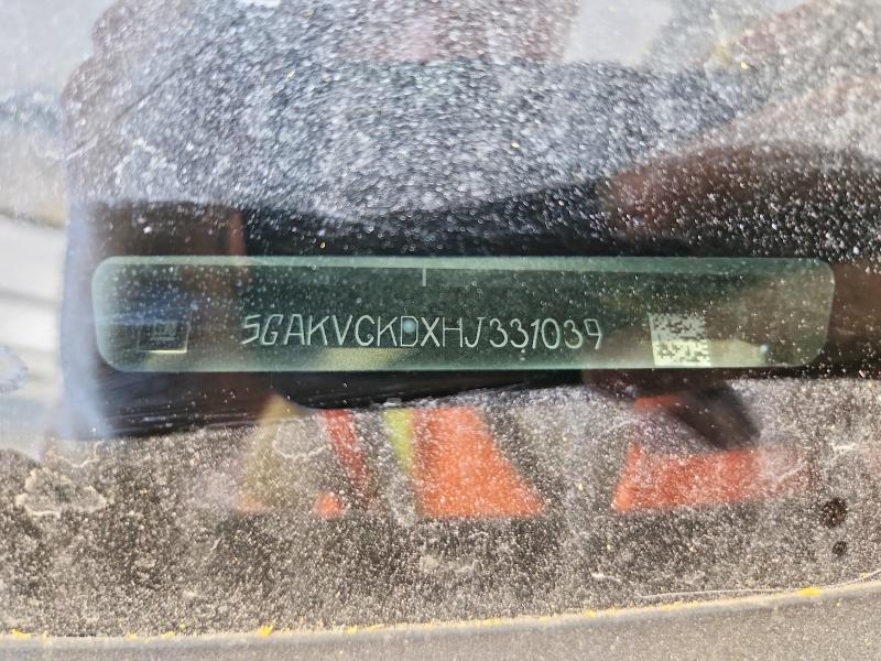 2017 Buick Enclave მანქანა იყიდება აუქციონზე, vin: 5GAKVCKDXHJ331039, აუქციონის ნომერი: 56855626