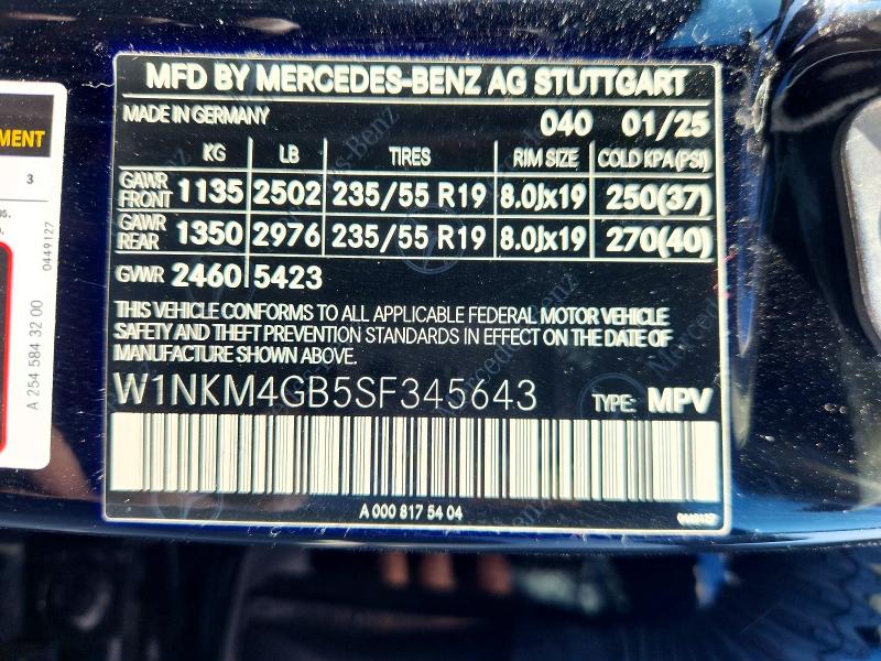 Продаж на аукціоні авто 2025 Mercedes-benz Glc, vin: W1NKM4GB5SF345643, номер лоту: 55407756