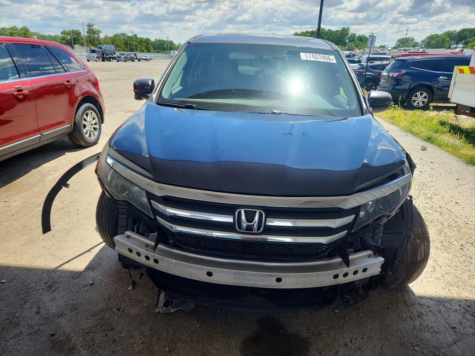 2017 Honda Pilot მანქანა იყიდება აუქციონზე, vin: 5FNYF6H88HB016653, აუქციონის ნომერი: 57407406